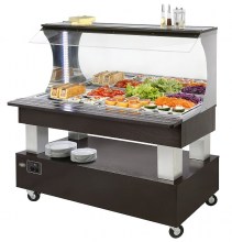 Photo de buffet chauffant et ou réfrigéré salad'bar Roller grill