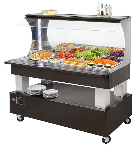 Photo d'un buffet salade bar réfrigéré pour restaurant SBM 40 F