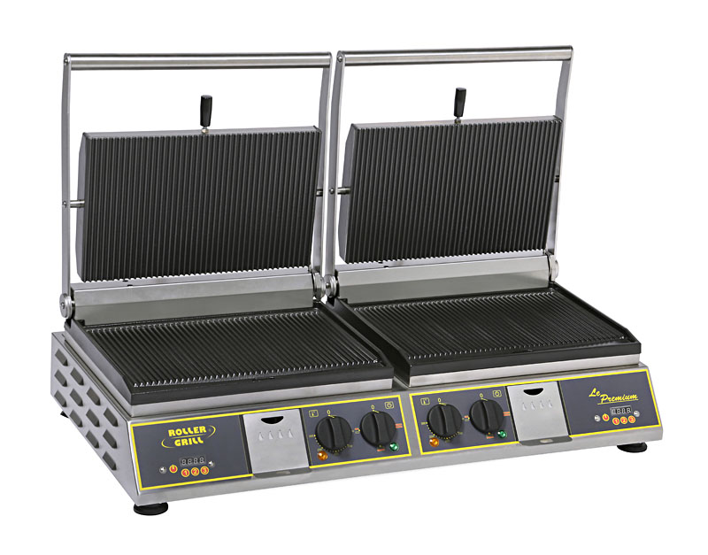 Photo d'un grill panini double 3 en 1 : multi contact-grill panini, steak, burger