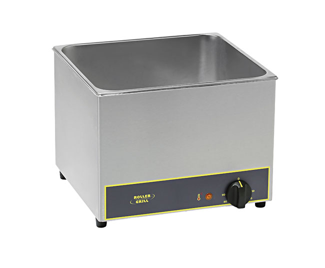 Photo d'un petit bain marie professionnel portable à poser GN2/3 BM23 Roller Grill