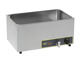 Photo d'un bain marie gn 1/1, portable, électrique avec vidange pour restaurant BML11