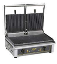 Photo d'un contact-grill Majestic : presse à sandwich pro double et grill viande