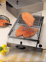 Photo d'un fumoir à poisson professionnel à 2 étages : Fumoir FM4 Roller Grill