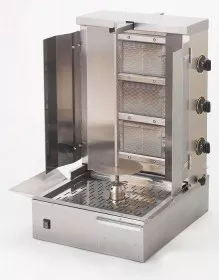 Cuisinière à gaz ROLLER GRILL, 14 kW, dimensions 600 x 630 x 425 mm  (LxPxH), KE2401140