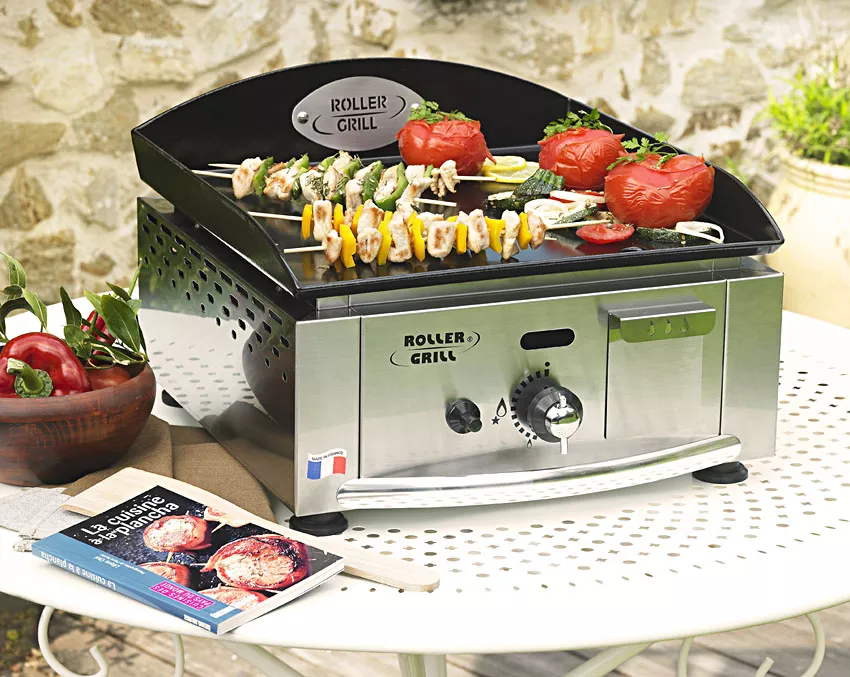 Plancha acier émaillé au gaz ou électrique Roller Grill — free download