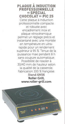 Article induction RollerGrill FranceSnacking47 2018