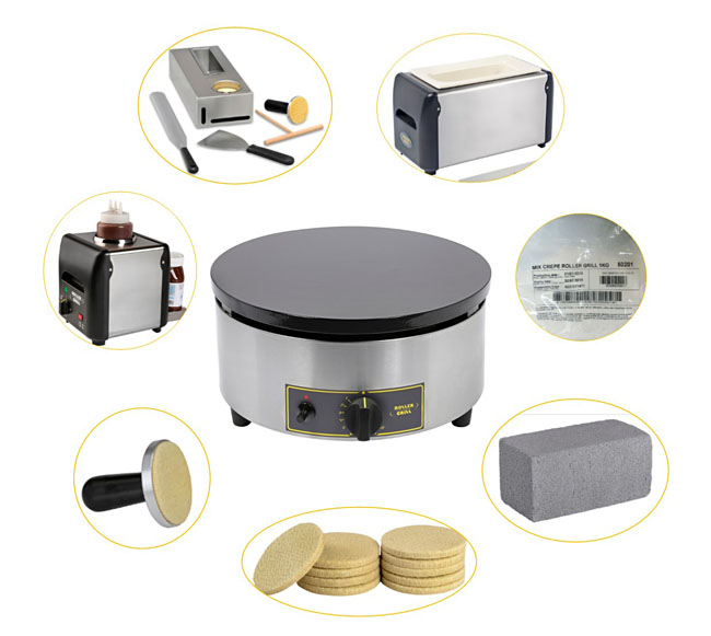 Accessories to crepe maker 