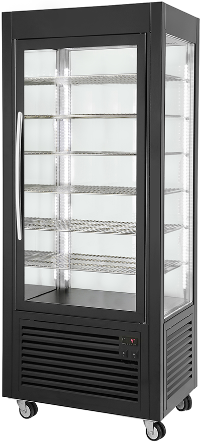 Vertical refrigerated display cabinets : Ventilated ...