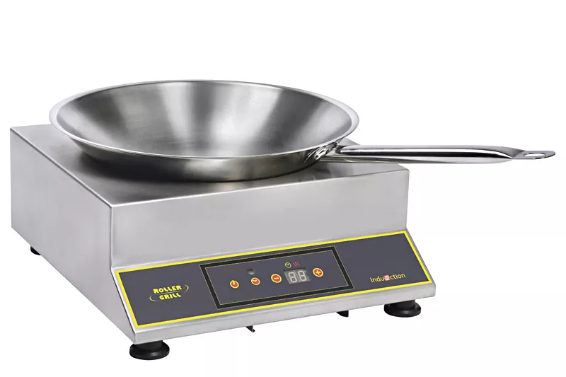 Plaque induction wok professionnelle, un feu et transportable