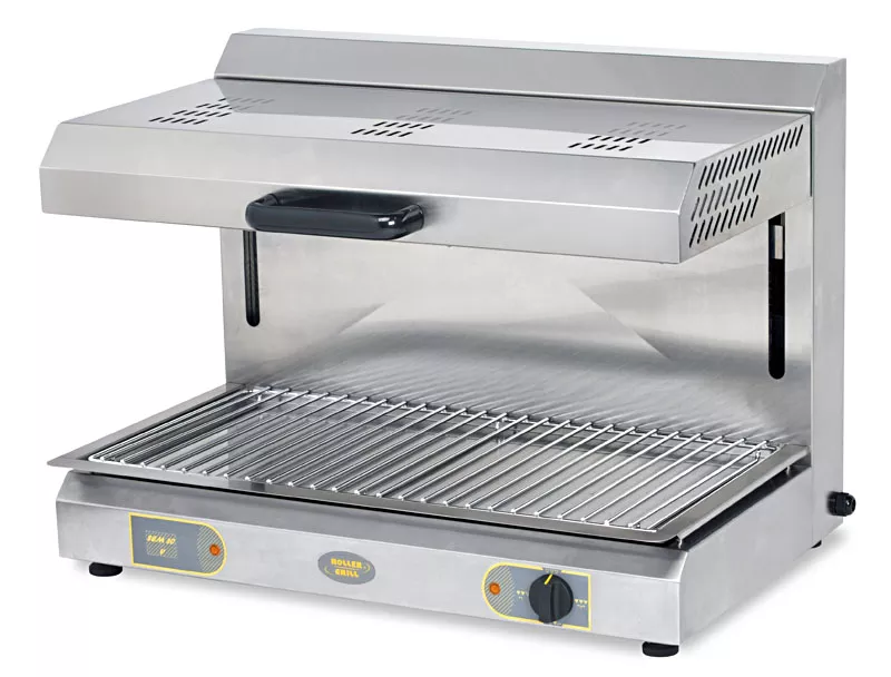 Professional salamanders : Infrared salamander grill with movable top – 3 independent zones