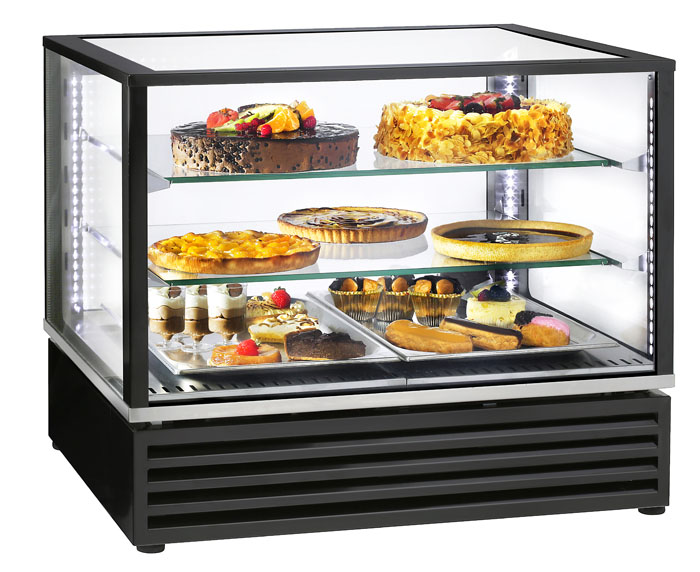 refrigerated display horizontal positive patisserie